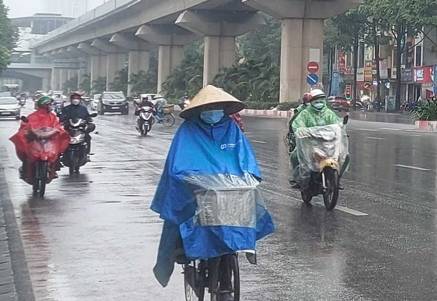 Bắc Bộ giảm nhiệt mạnh, ngày có mưa nhỏ rải rác