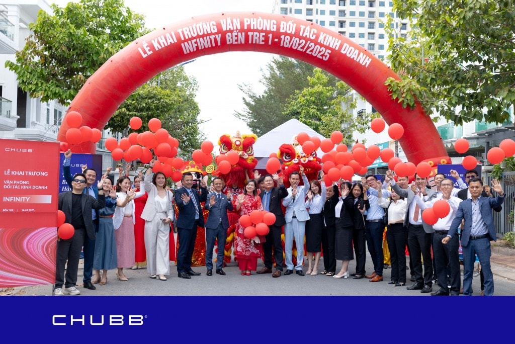 Chubb Life Việt Nam chính thức khai trương thêm văn phòng mới của Kênh đối tác kinh doanh Infinity tại Bến Tre