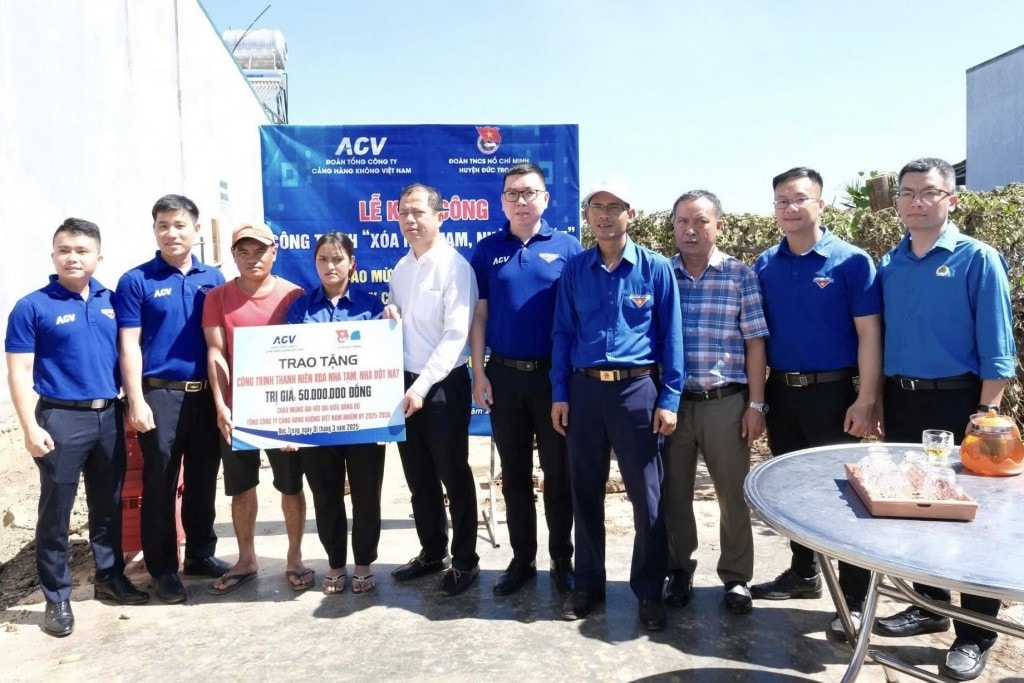 Tuổi trẻ Lâm Đồng hai tháng đầu năm đã xây dựng 5 công trình xóa nhà tạm, nhà dột nát cho các hộ dân có hoàn cảnh khó khăn
