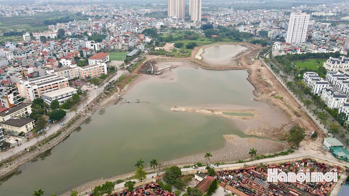 Dự án xây dựng công viên, hồ tại ô quy hoạch G.4/CXKO1 phường Thạch Bàn có diện tích 22,3ha.