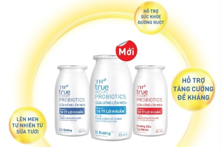 TH true YOGURT PROBIOTICS: Bí quyết vàng bổ sung lợi khuẩn cho cả gia đình