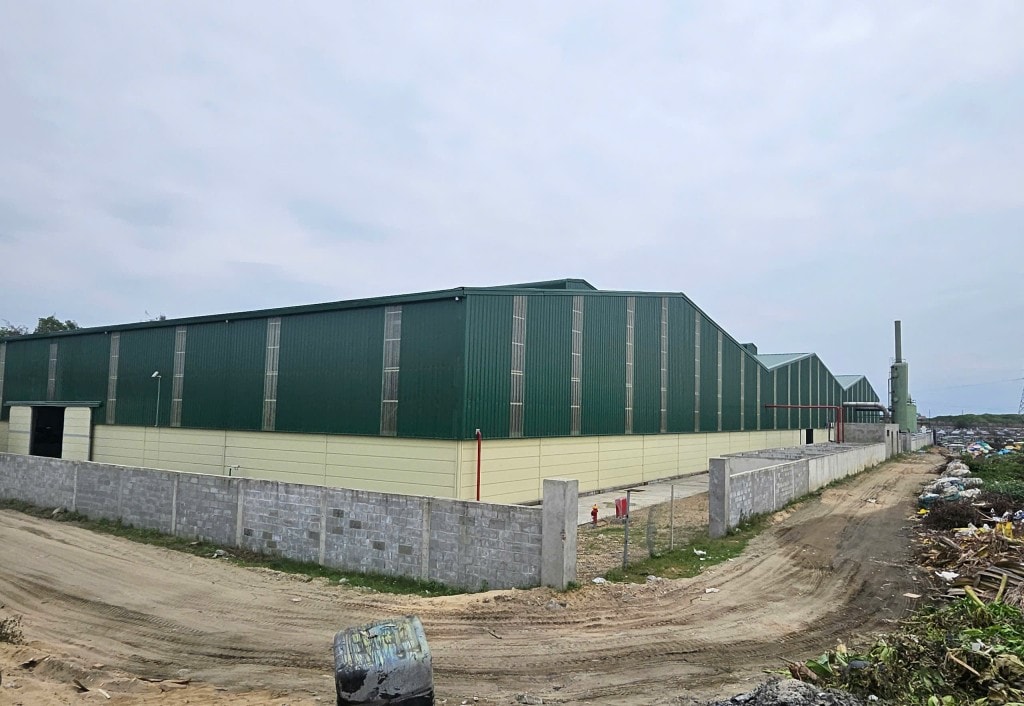 Dự án Nhà máy xử lý chất thải rắn sinh hoạt TP Hội An với diện tích 14.068,5m2, kinh phí đầu tư khoảng 491 tỷ đồng (Ảnh H.Quảng)