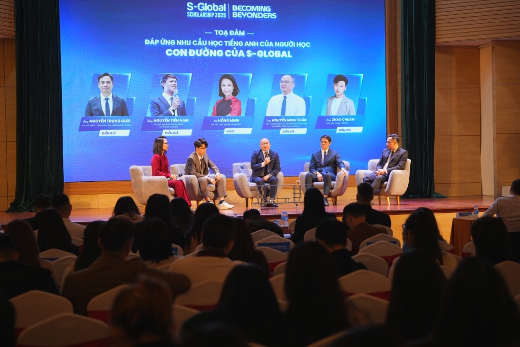 Tọa đàm ‘Đáp ứng nhu cầu học tiếng Anh: Con đường của S-Global’.