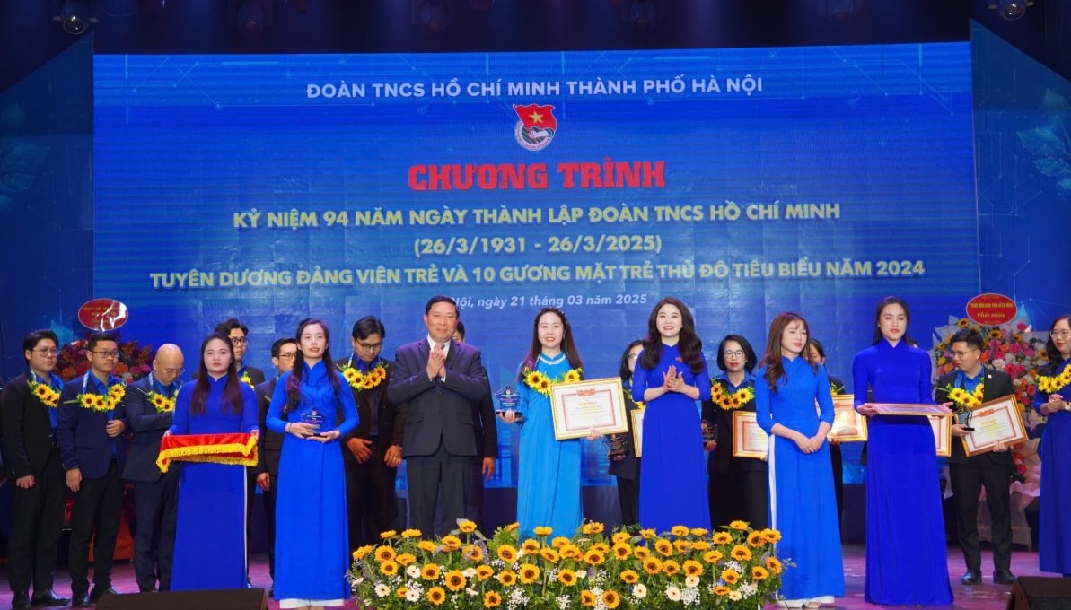 Hà Nội: Tuyên dương 10 Gương mặt trẻ Thủ đô tiêu biểu