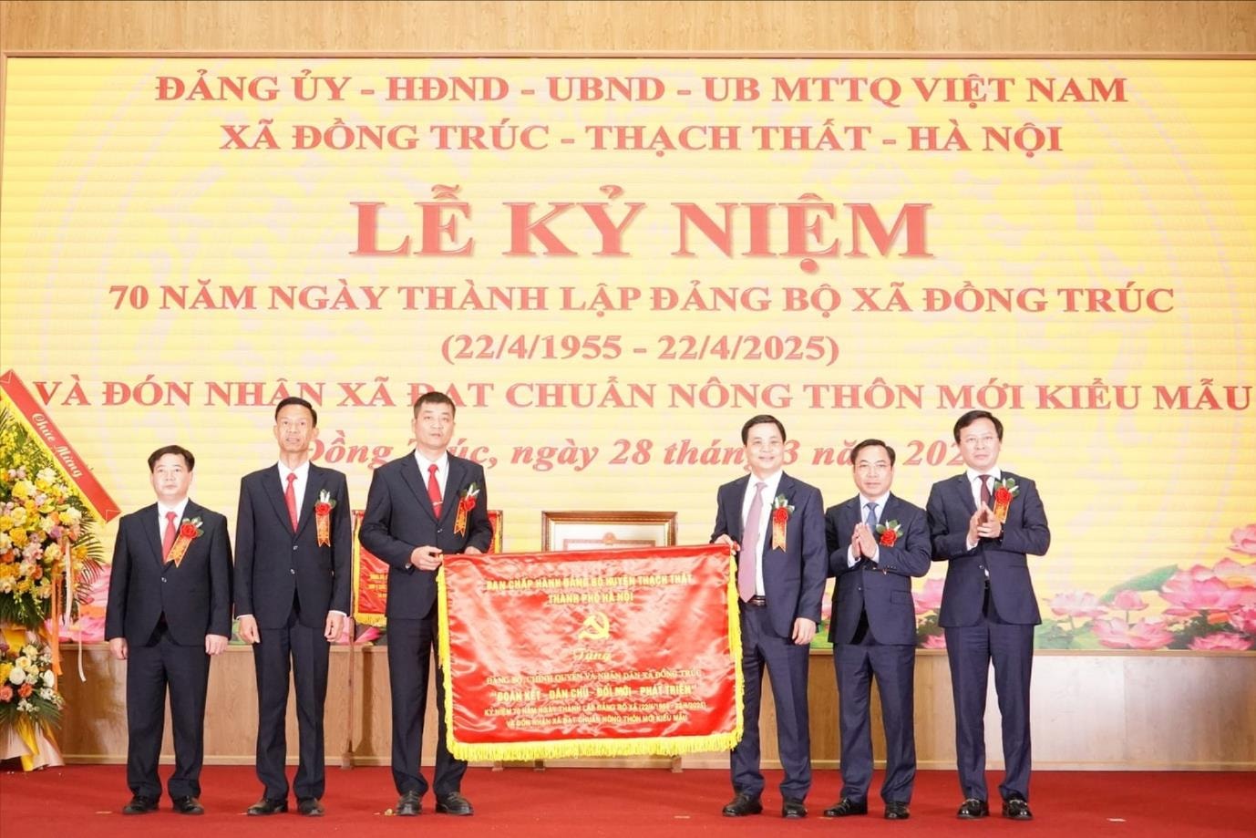 Kỷ niệm 70 năm Ngày thành lập Đảng bộ xã Đồng Trúc