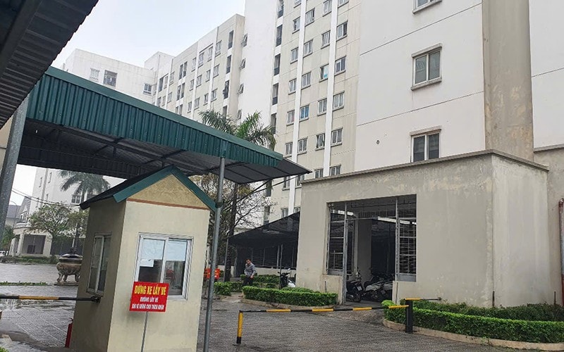 Khu chung cư nơi xảy ra vụ việc