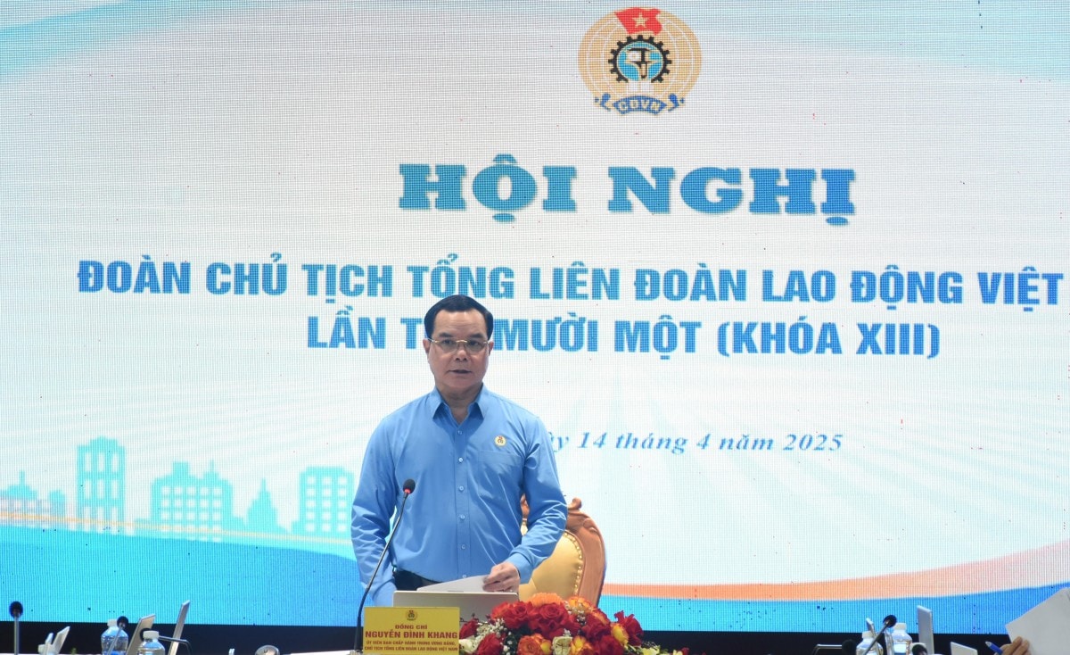 Sáng nay (14/4), Đoàn Chủ tịch Tổng LĐLĐ Việt Nam cho ý kiến sửa Luật Công đoàn