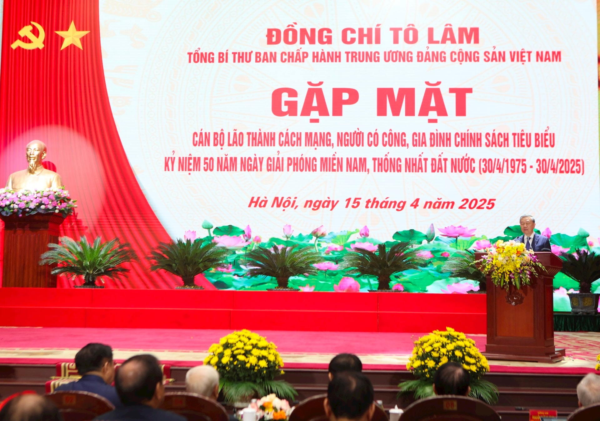 Tổng Bí thư Tô Lâm phát biểu. Ảnh: Viết Thành