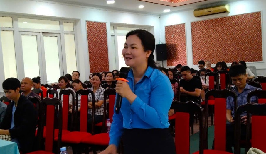 TRỰC TUYẾN HÌNH ẢNH: Gần 300 đoàn viên, người lao động đối thoại về Luật Thủ đô, Luật Công đoàn