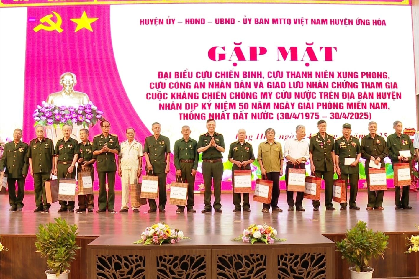 Ứng Hòa tri ân lực lượng từng tham gia kháng chiến chống Mỹ