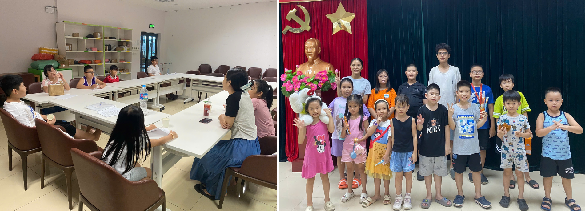 Một trong những chương trình nổi bật mà nữ Bí thư Chi đoàn tổ chức là các buổi sinh hoạt hè cho thiếu nhi trong khu chung cư