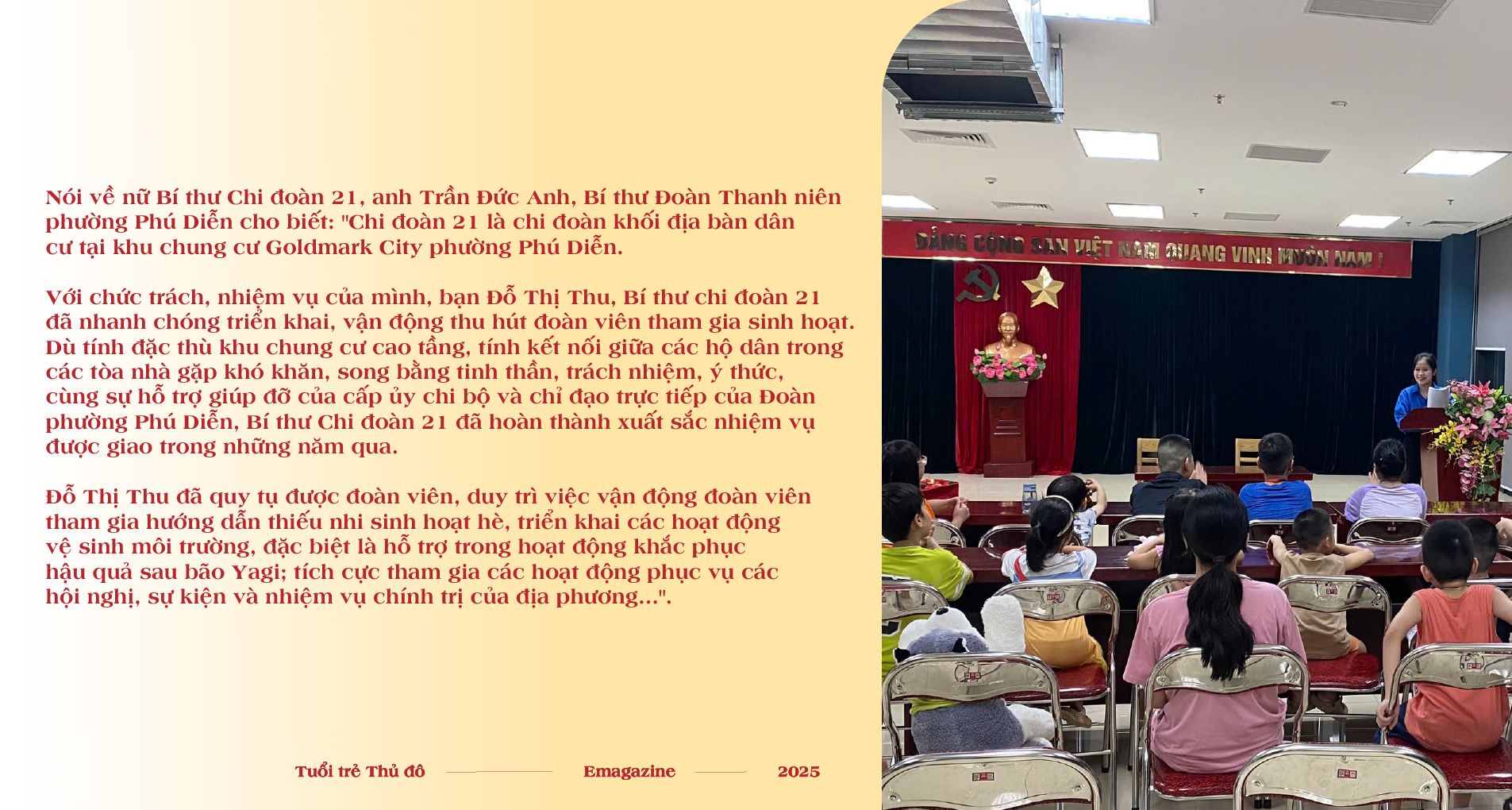 Bài 3: Những Bí thư Chi đoàn “truyền lửa”, gắn kết người trẻ ở chung cư