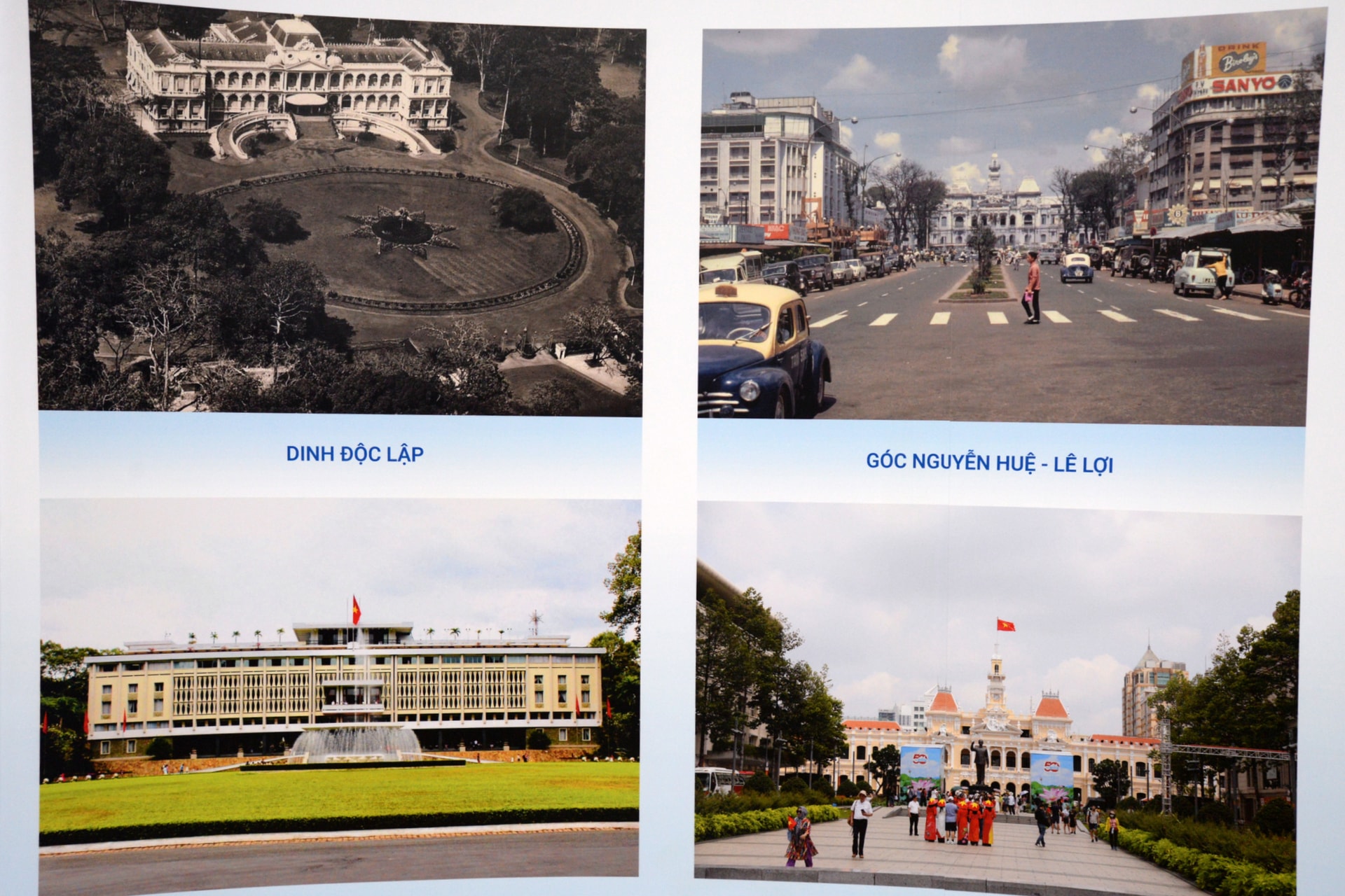 Dinh Độc Lập, góc Lê Lợi - Nguyễn Huệ