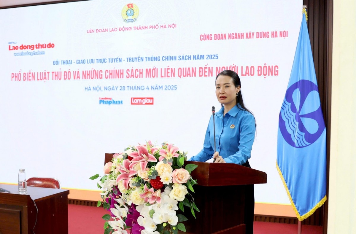 TRỰC TUYẾN HÌNH ẢNH: Đối thoại, giao lưu về những chính sách mới liên quan đến người lao động
