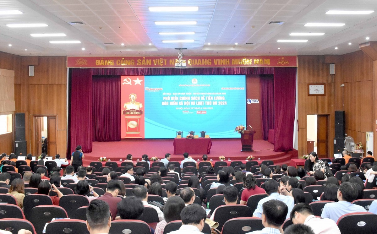 TRỰC TUYẾN HÌNH ẢNH: Giải đáp vướng mắc liên quan đến chính sách về tiền lương, bảo hiểm xã hội và Luật Thủ đô 2024