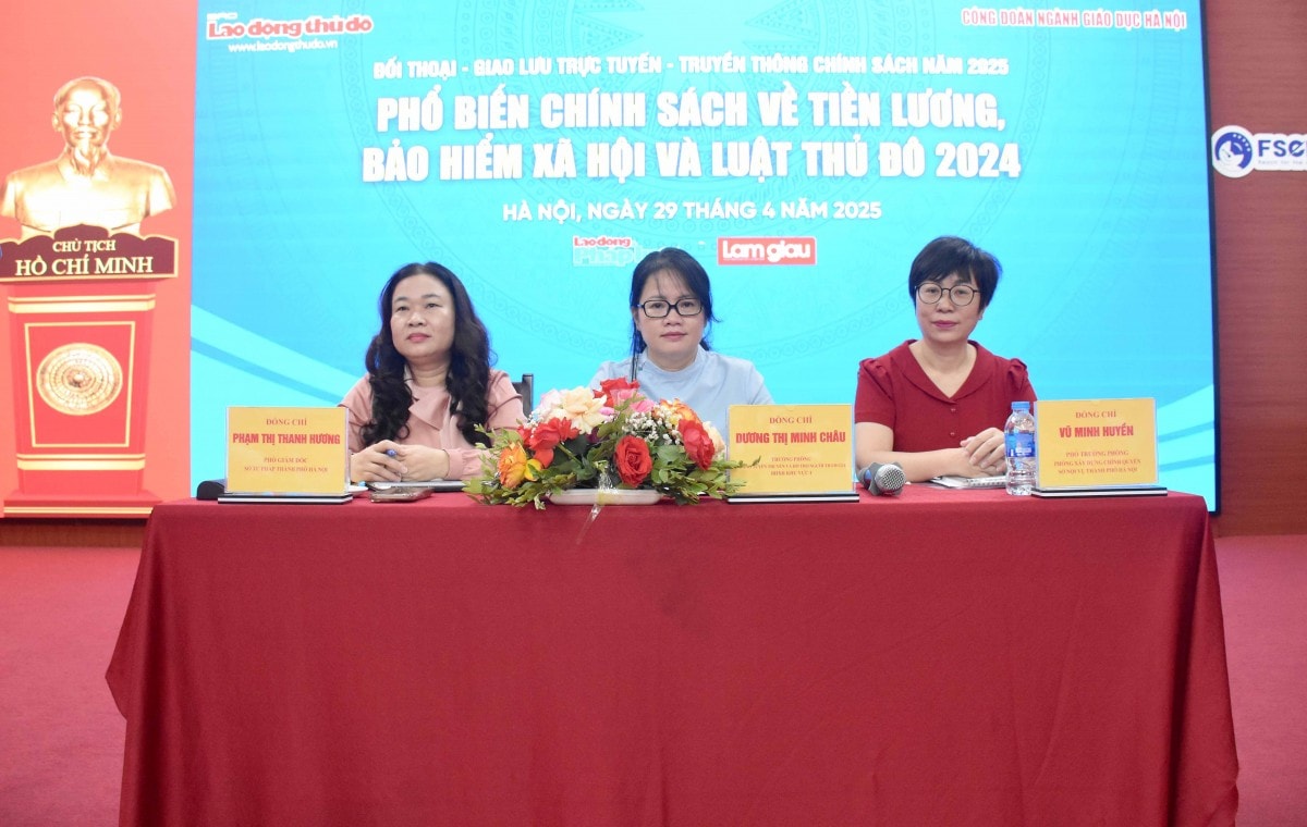 TRỰC TUYẾN HÌNH ẢNH: Giải đáp vướng mắc về chính sách tiền lương, bảo hiểm xã hội và Luật Thủ đô 2024