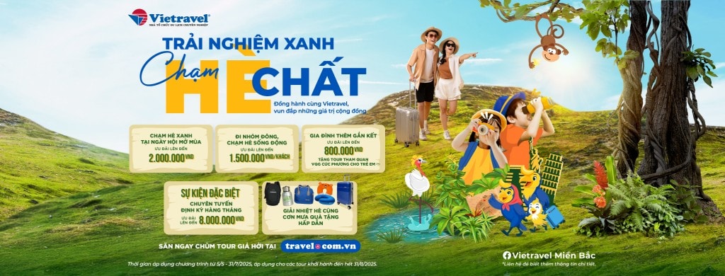 Chương trình khuyến mại “Trải nghiệm xanh – Chạm hè chất”