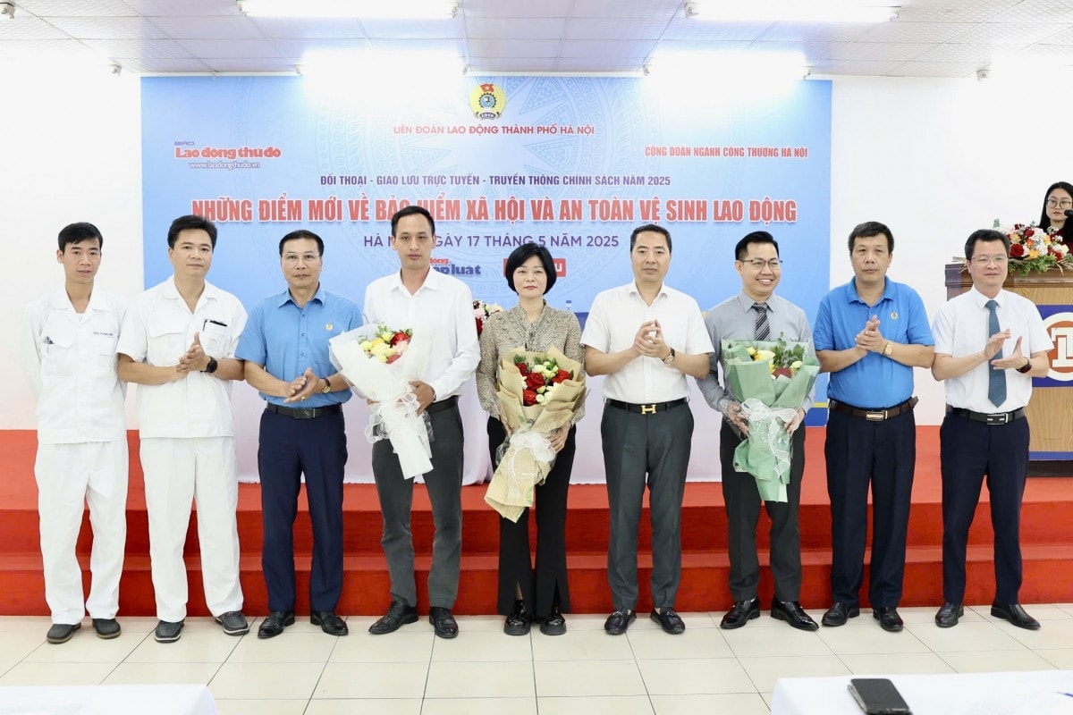 TRỰC TUYẾN HÌNH ẢNH: Đối thoại những điểm mới về bảo hiểm xã hội và an toàn vệ sinh lao động