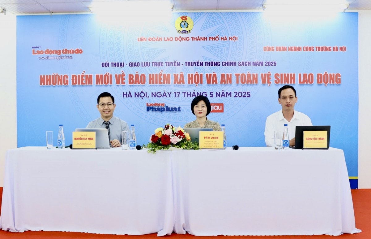 TRỰC TUYẾN HÌNH ẢNH: Đối thoại những điểm mới về bảo hiểm xã hội và an toàn vệ sinh lao động