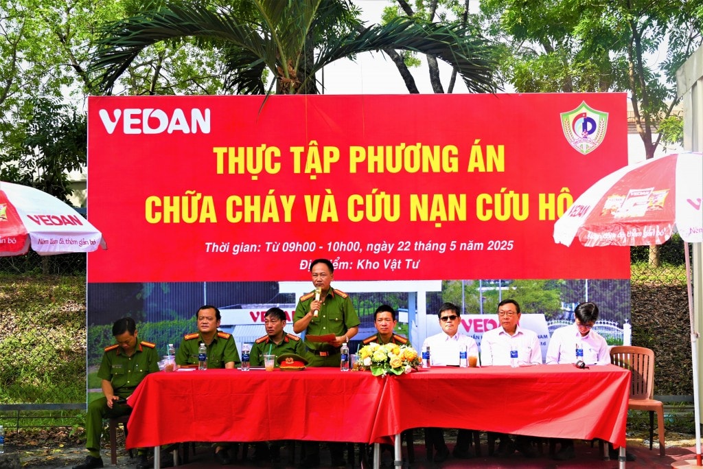 Thượng tá Nguyễn Đình Khuyên - Phó Trưởng Phòng PC07 nhận xét đánh giá buổi thực tập