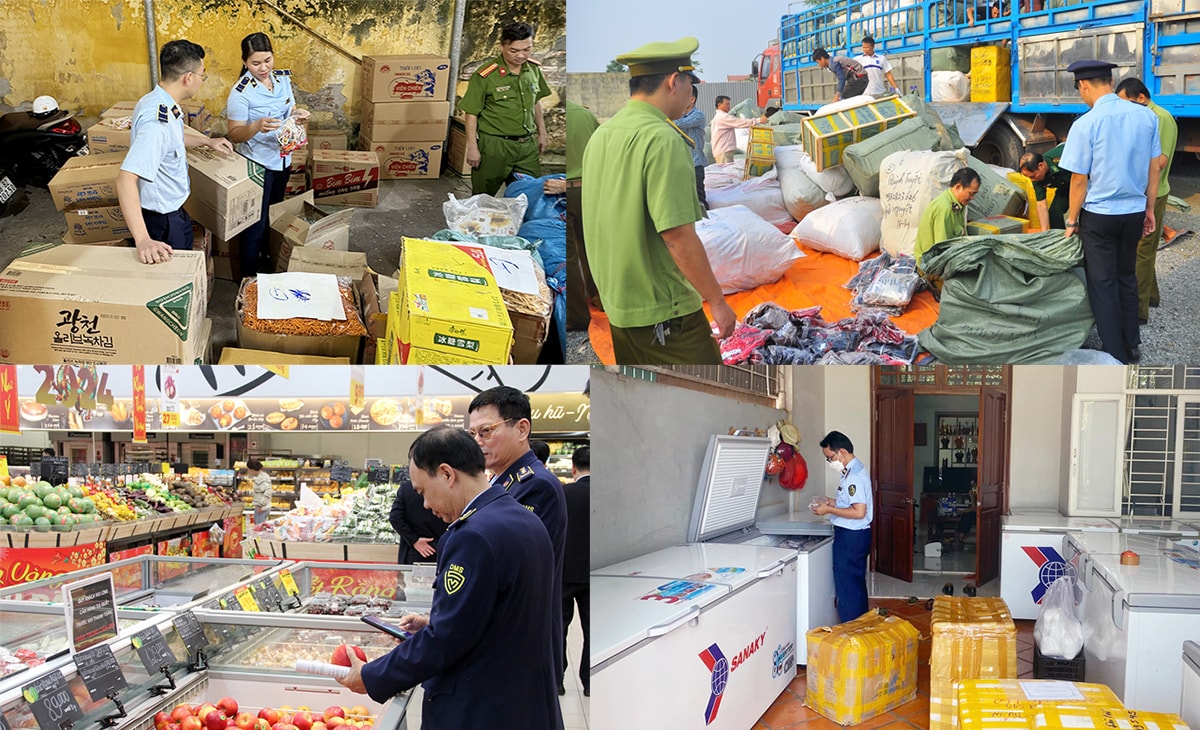 Tiếp tục đẩy mạnh cao điểm đấu tranh ngăn chặn, đẩy lùi buôn lậu, hàng giả- Ảnh 1.