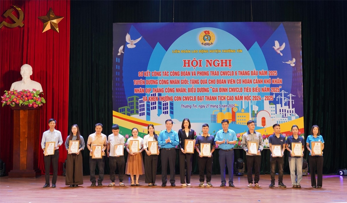 Nhiều điểm sáng hoạt động công đoàn huyện Thường Tín trong 6 tháng đầu năm