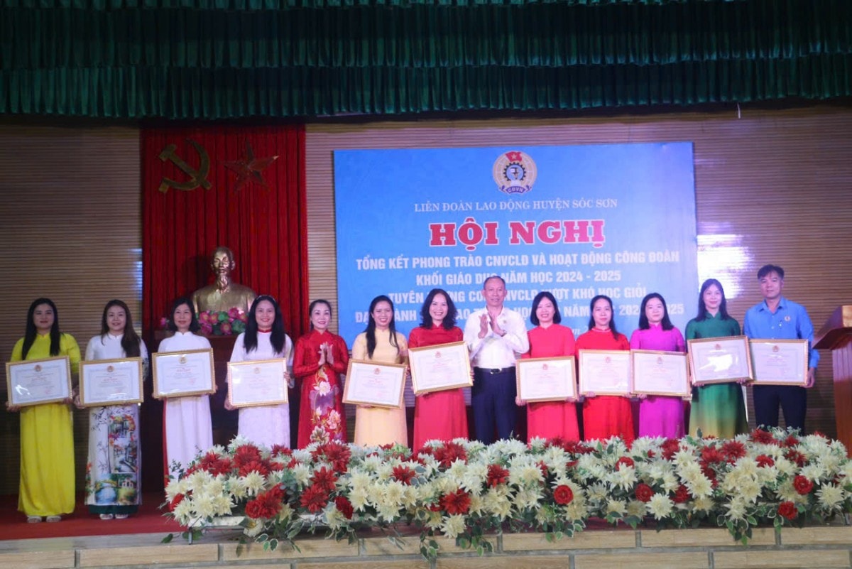 LĐLĐ huyện Sóc Sơn: Hiệu quả hoạt động Công đoàn trong khối giáo dục