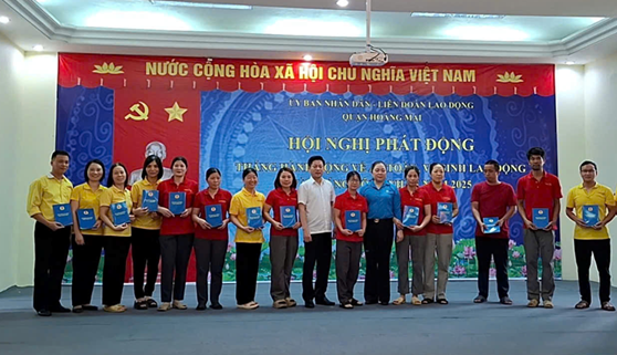 Công đoàn quận Hoàng Mai nỗ lực chăm lo cho người lao động