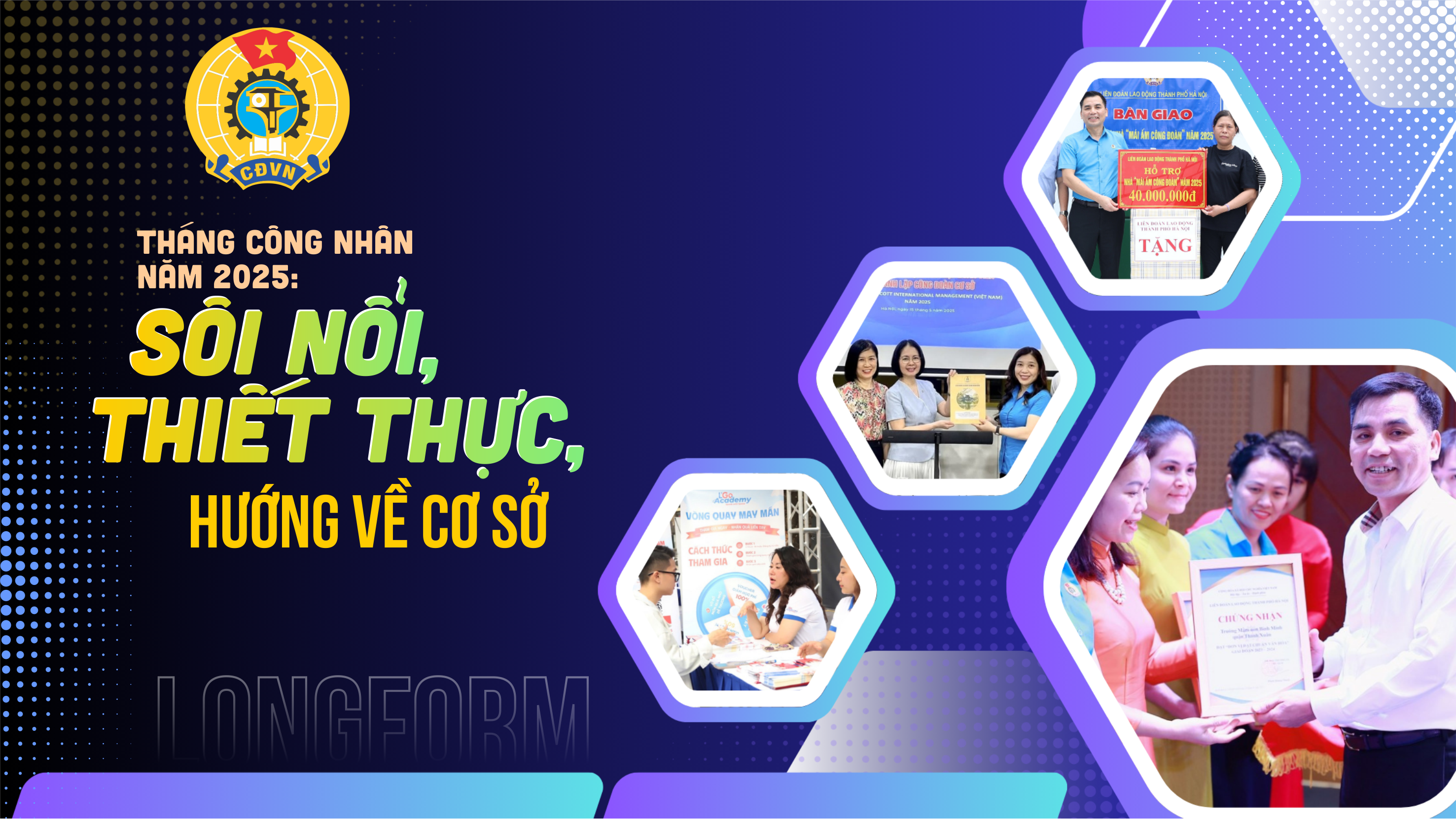 Tháng Công nhân năm 2025: Sôi nổi, thiết thực, hướng về cơ sở