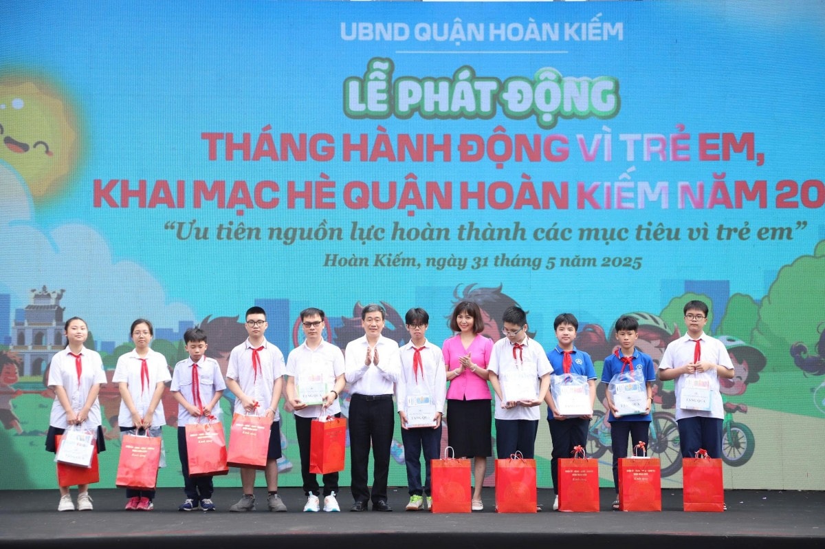 Quận Hoàn Kiếm: Tạo dựng môi trường sống an toàn, lành mạnh, giàu tính nhân văn cho trẻ em