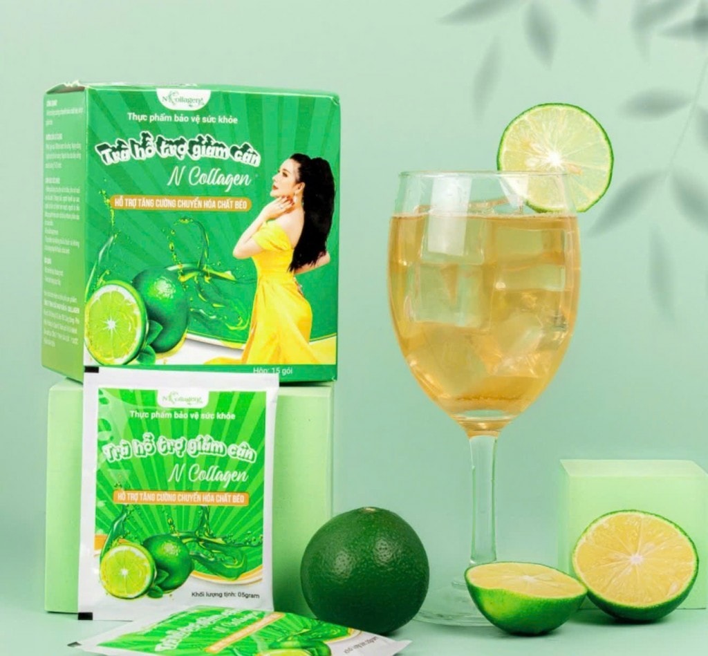 Hình ảnh sản phẩm bảo vệ sức khỏe trà hỗ trợ giảm cân N-Collagen
