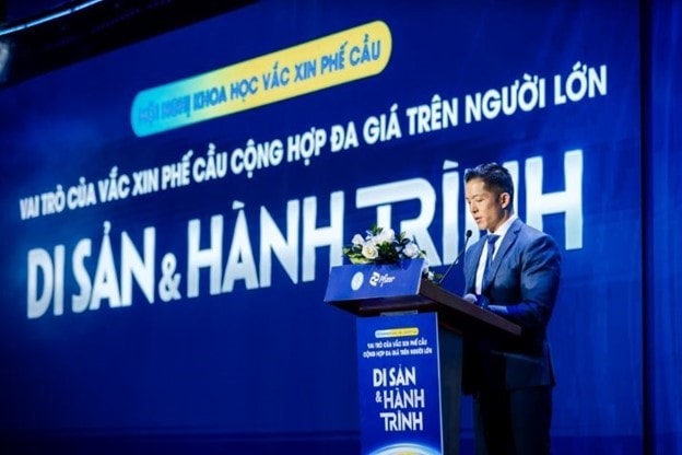 Ông Darrell Oh, Tổng Giám đốc Pfizer Việt Nam phát biểu khai mạc tại chuỗi hội nghị