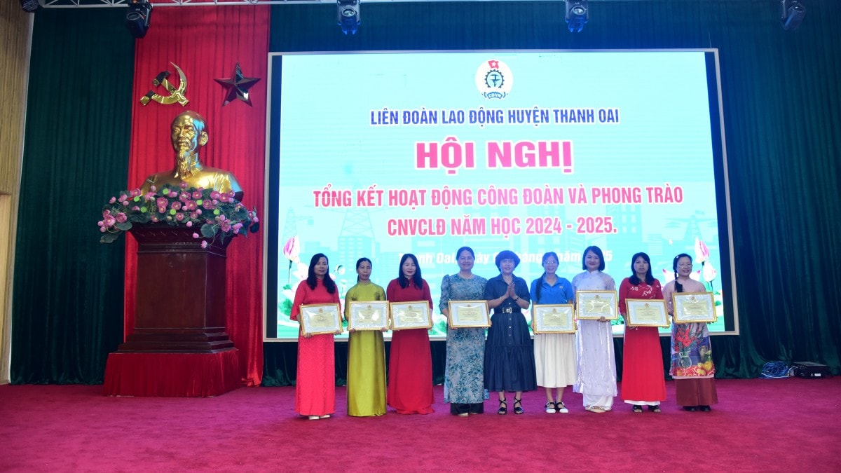 LĐLĐ huyện Thanh Oai: Làm tốt nhiệm vụ chăm lo cho đoàn viên, người lao động