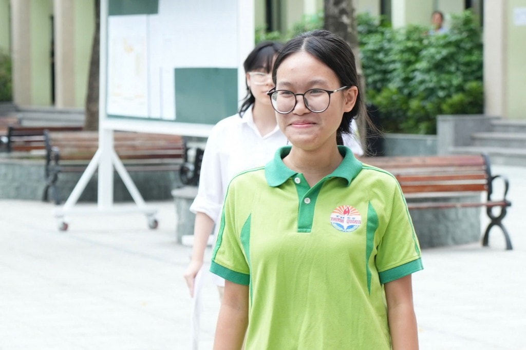 Thí sinh hoàn thành 2/3 chặng đường của kỳ thi tuyển sinh vào lớp 10 năm học 2025 - 2026. Ảnh: Phạm Mạnh