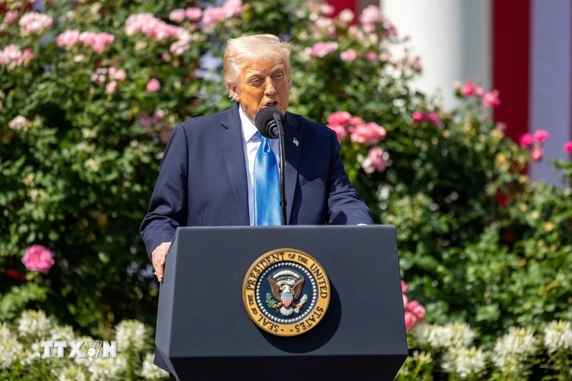Tổng thống Mỹ Donald Trump. (Ảnh: THX/TTXVN)