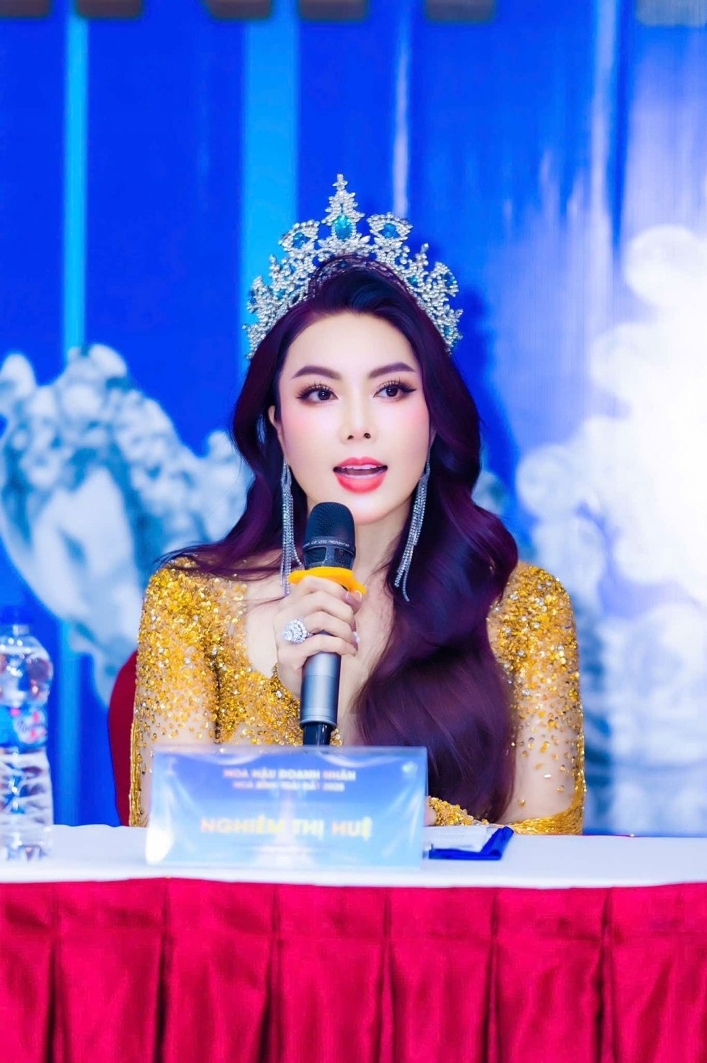 bà Nghiêm Thị Huệ, Trưởng Ban Tổ chức chia sẻ về tiêu chí cuộc thi