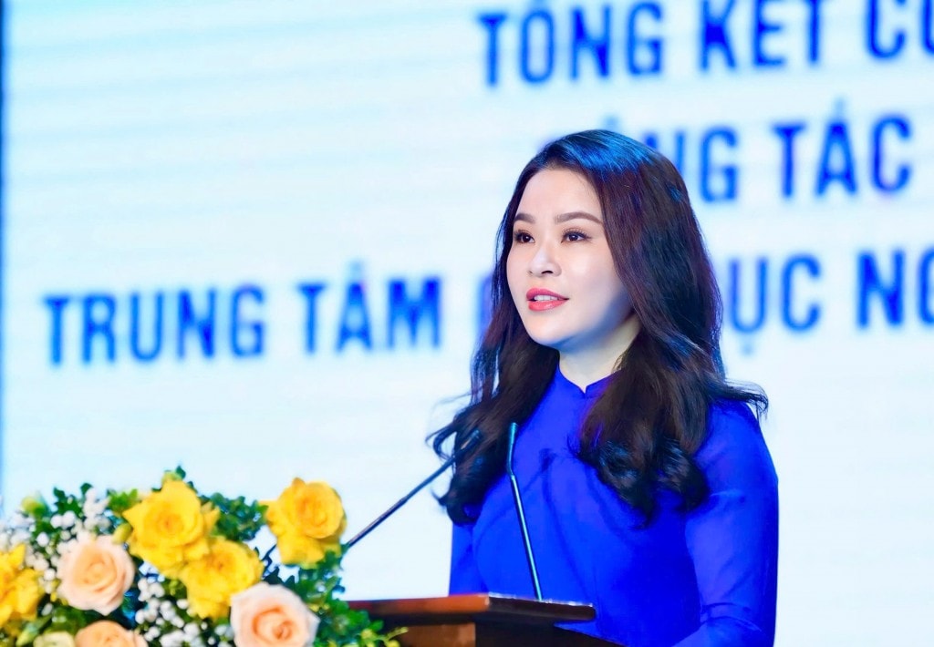 Đồng chí Chu Hồng Minh, Uỷ viên Ban Thường vụ Trung ương Đoàn, Thành uỷ viên, Bí thư Thành đoàn Hà Nội phát biểu tại chương trình