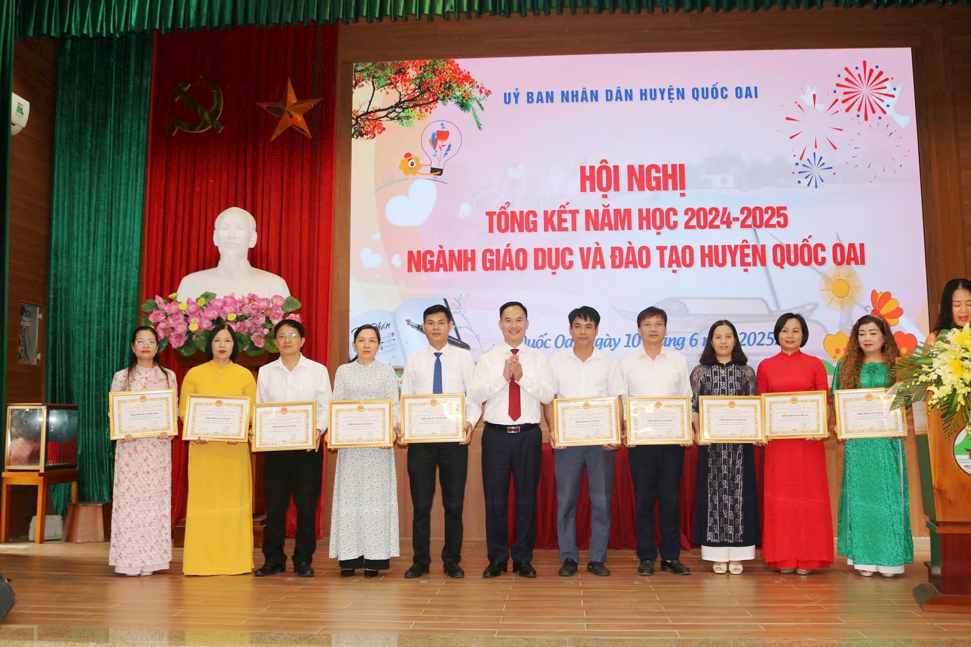 Quốc Oai có 92,2% số trường công lập đạt chuẩn quốc gia