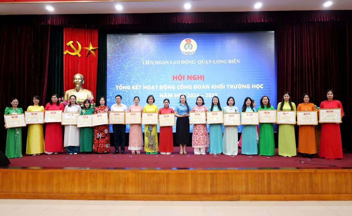 Hoạt động công đoàn khối Giáo dục quận Long Biên: Sáng tạo, hiệu quả, thiết thực với đoàn viên