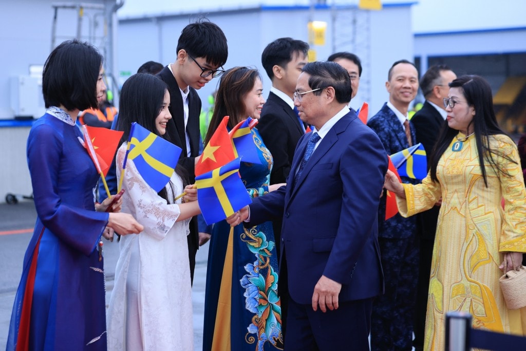 Chuyến thăm Thuỵ Điển lần này của Thủ tướng Chính phủ Phạm Minh Chính hy vọng sẽ tạo xung lực và đột phá, đưa quan hệ hai nước phát triển ngày càng thực chất và hiệu quả - Ảnh: VGP/Nhật Bắc Chuyến thăm Thuỵ Điển lần này của Thủ tướng Chính phủ Phạm Minh Chính hy vọng sẽ tạo xung lực và đột phá, đưa quan hệ hai nước phát triển ngày càng thực chất và hiệu quả - Ảnh: VGP/Nhật Bắc