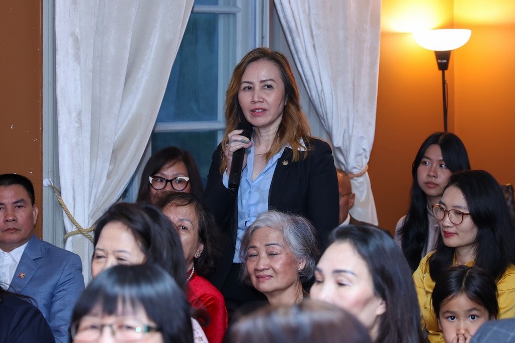 Bà Vũ Quỳnh Nga, chuyên gia trong lĩnh vực năng lượng hạt nhân, đề xuất Việt Nam xem xét hợp tác với Thụy Điển trong lĩnh vực này - Ảnh: VGP/Nhật Bắc Bà Vũ Quỳnh Nga, chuyên gia trong lĩnh vực năng lượng hạt nhân, đề xuất Việt Nam xem xét hợp tác với Thụy Điển trong lĩnh vực này - Ảnh: VGP/Nhật Bắc