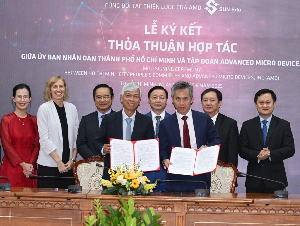 Các đại biểu thực hiện ký kết hợp tác