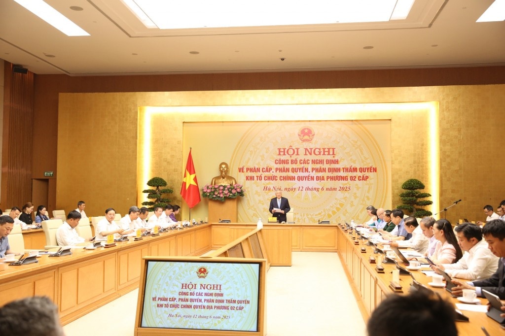 Hội nghị công bố các nghị định về phân cấp, phân quyền, phân định thẩm quyền khi tổ chức chính quyền địa phương 2 cấp Hội nghị công bố các nghị định về phân cấp, phân quyền, phân định thẩm quyền khi tổ chức chính quyền địa phương 2 cấp