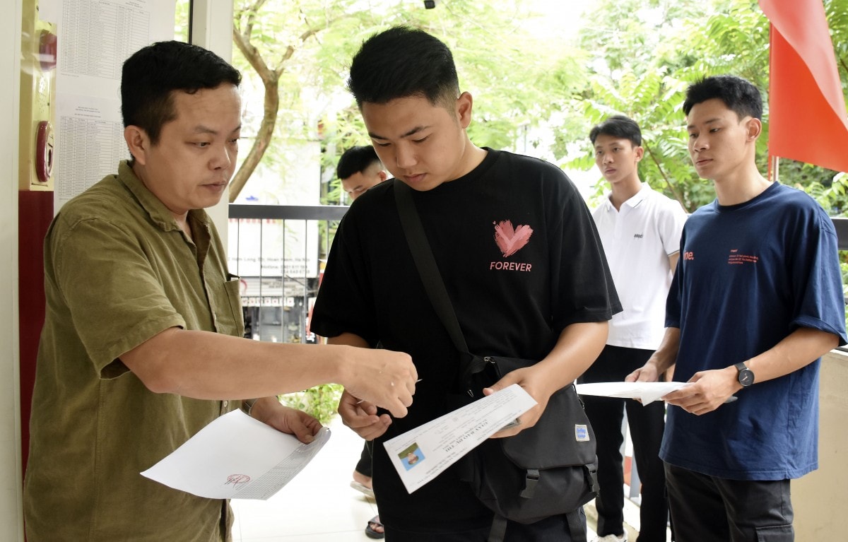 Thí sinh tham dự kỳ thi tốt nghiệp THPT năm 2024.