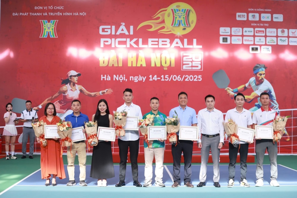 Bế mạc Giải Pickleball Đài Hà Nội 2025