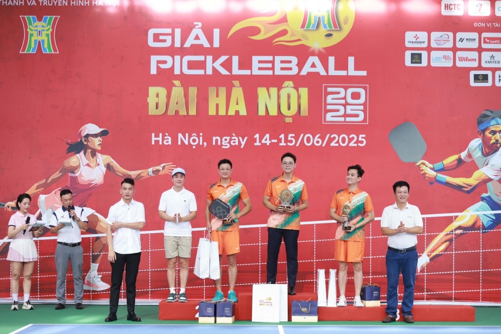Bế mạc Giải Pickleball Đài Hà Nội 2025