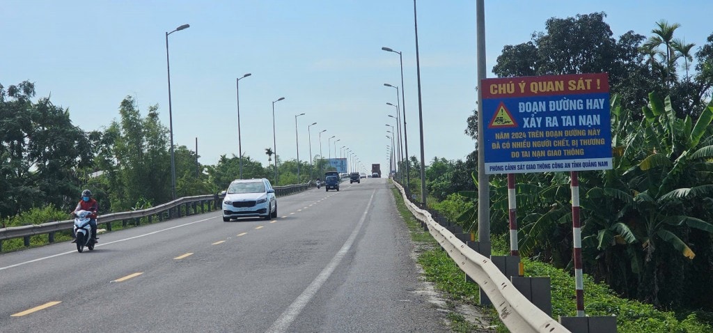 Đảm bảo an toàn trên tuyến tránh Vĩnh Điện - Quốc lộ 1