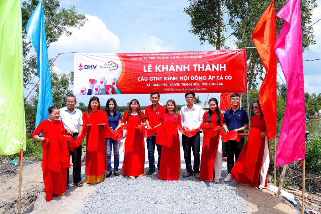 Lễ khánh thành cầu Kênh Nội Đồng
