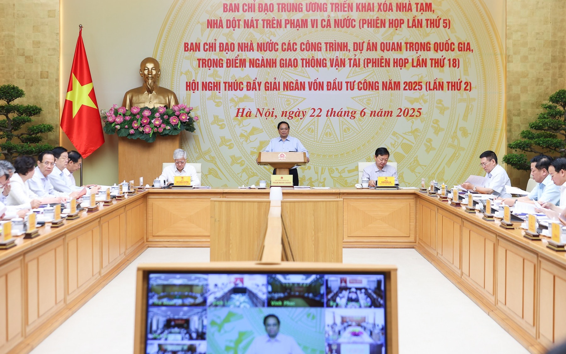 Thủ tướng Phạm Minh Chính chủ trì Hội nghị trực tuyến toàn quốc thúc đẩy thực hiện 3 chương trình quan trọng