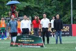 Mở màn Giải bóng đá 7 người vô địch quốc gia Bia Saigon Dragon Cup 2025 miền Nam